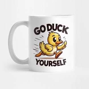 Funny duck, Go Duck Yourself! Mug